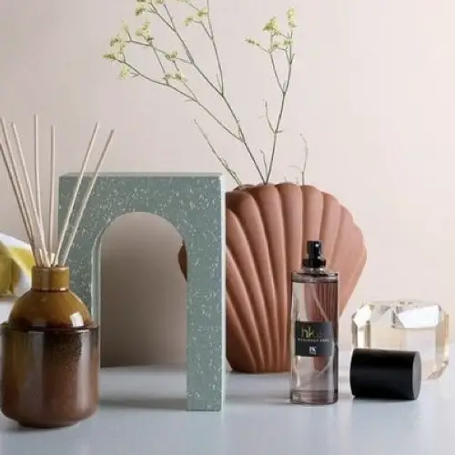 accessoire decoration forme coquillage vase couleur corail terracotta moderne