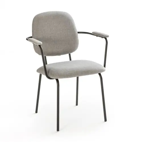 soldes ete deco mobilier maison la redoute chaise fauteuil de table gris et noir