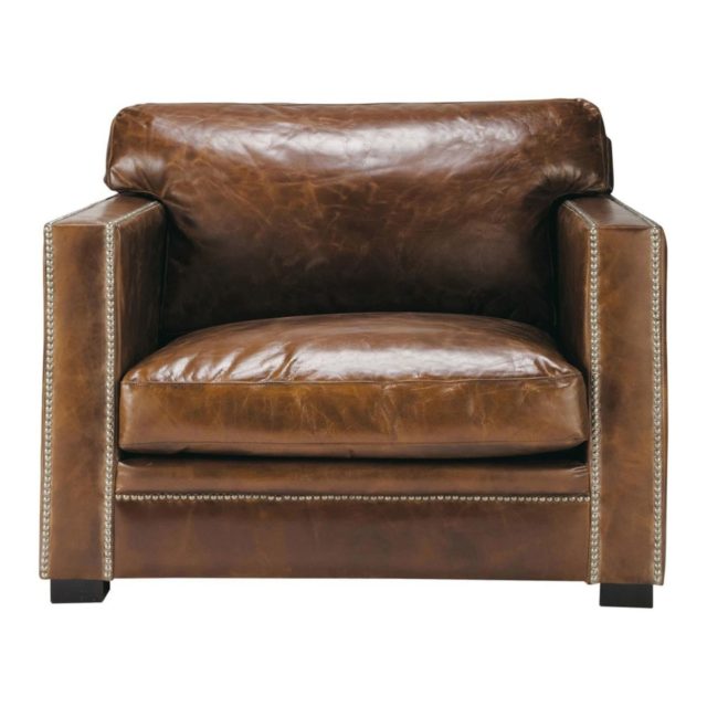 cuir et motif mix and match fauteuil en cuir