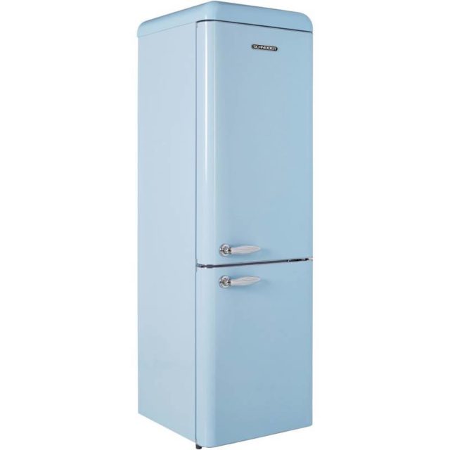 refrigerateur couleur cuisine exemple bleu pastel clair