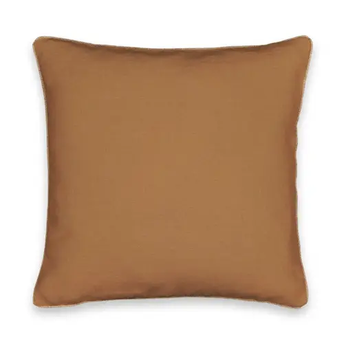 coussin deco couleur automne carré couleur havane marron orangé