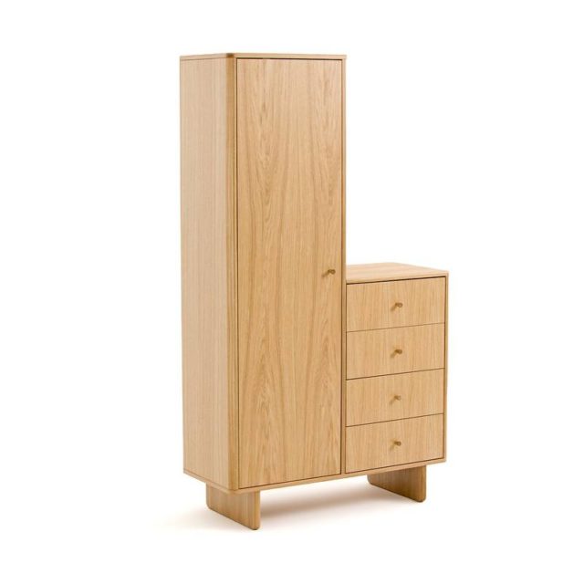 ou trouver meuble entree pratique Armoire chêne naturel, Aleks