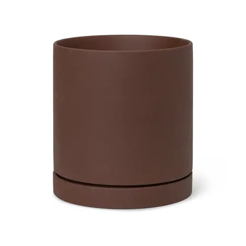 bureau cache-pot design Pot Sekki L rouille Ferm Living