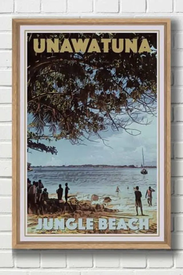 Ou trouver affiche voyage Sri Lanka jungle beach Unawatuna