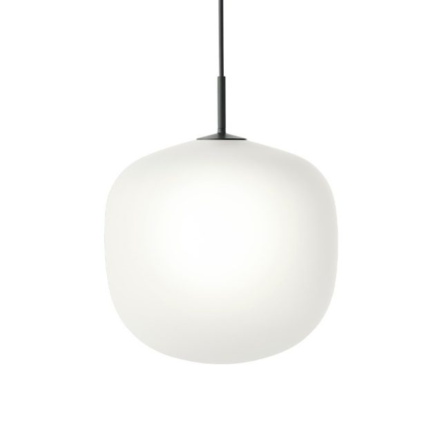 meuble deco design rond Suspension Rime noir Ø37 cm