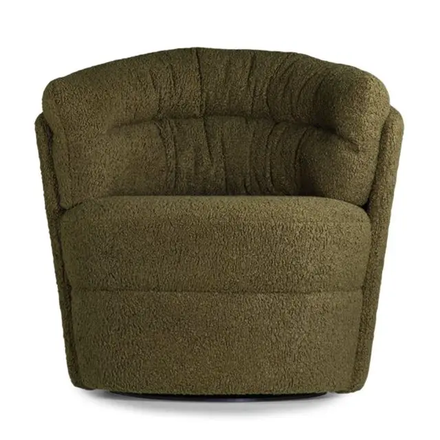 meuble deco design rond Fauteuil Twister vert