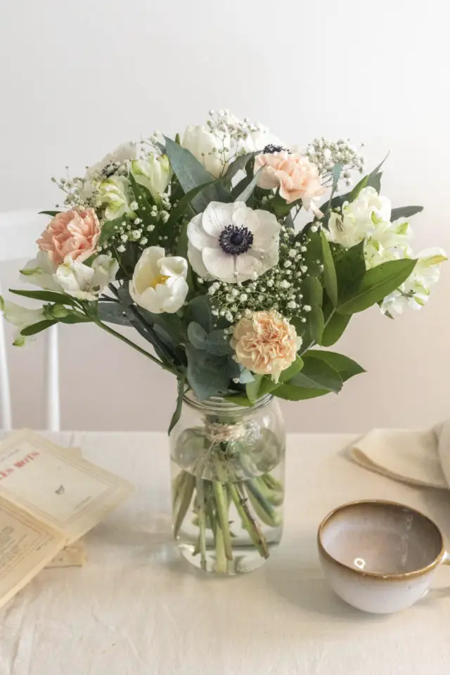 bergamotte offrir fleur tendance saint valentin bouquet vintage poétique romantique fleurs douces