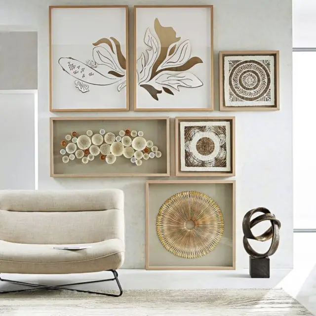 decoration interieure mobilier pas cher décoration murale beige blanc bois style slow déco