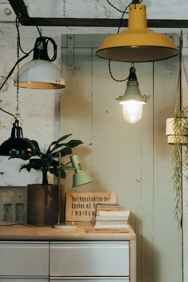 lampe de bureau tendance luminaire éclairage style industriel