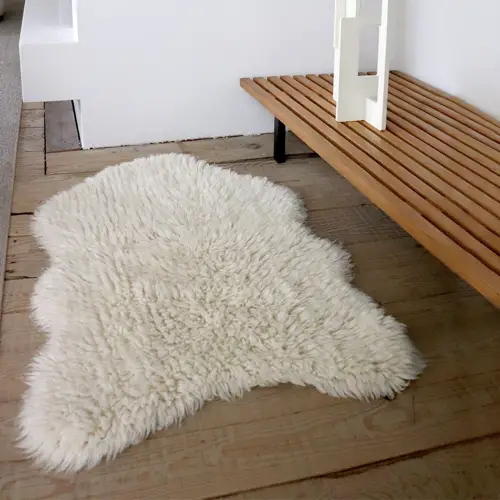 soldes salon hygge petits prix moodntone Tapis Woolable Woolly Sheep blanc 119,00 € 83,30 €