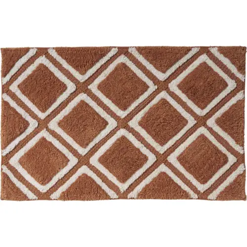 touche couleurs organique rouille terracota Maisons du Monde Tapis de bain coton Caramel Zachari 18,70 € 15,00 €