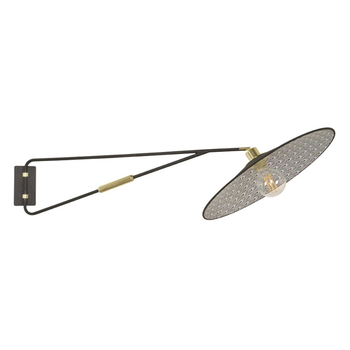 ou trouver luminaire minimalisme design Applique déportée Gatsby paon noir