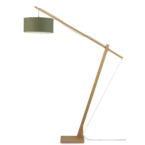 ou trouver luminaire minimalisme design Lampadaire Mont Blanc naturel & vert forêt bras articulé