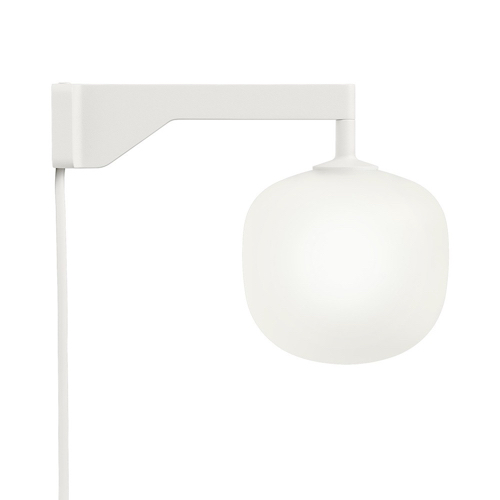 ou trouver luminaire minimalisme design Applique murale Rime blanc muuto