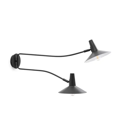 ou trouver luminaire style minimaliste Applique articulée double en métal