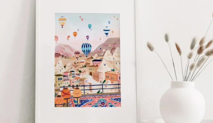 affiche decoration murale voyage turquie paysage vacances souvenir vacances
