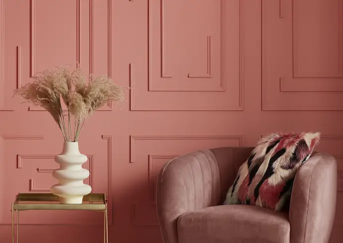 interieur couleur printemps exemple nuance peinture revêtement mural papier peint