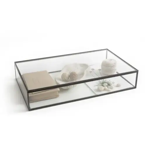 ou trouver boite rangement coiffeuse Boite-vitrine L50xH9xP29 cm