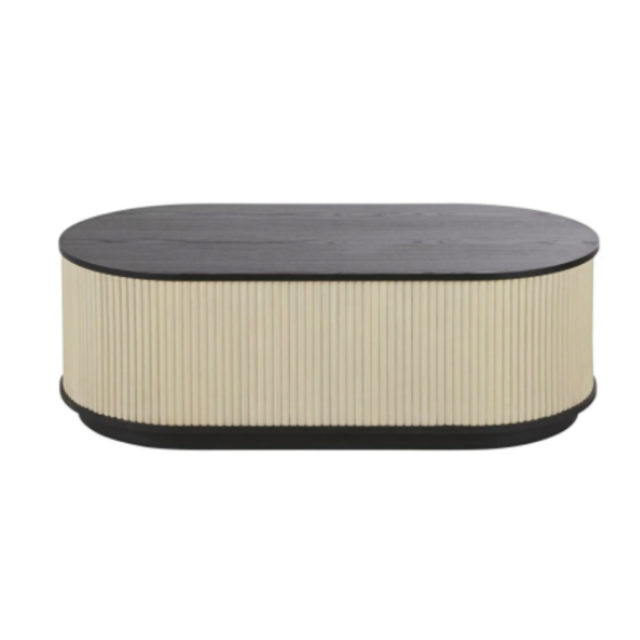 meuble malin studio salon sejour Table basse plateau relevable bicolore