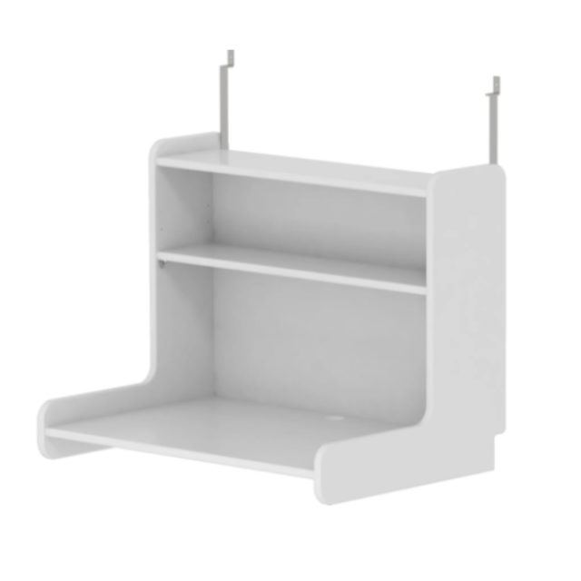 meuble studio espace bureau Bureau click-on pour lit mezzanine xl blanc