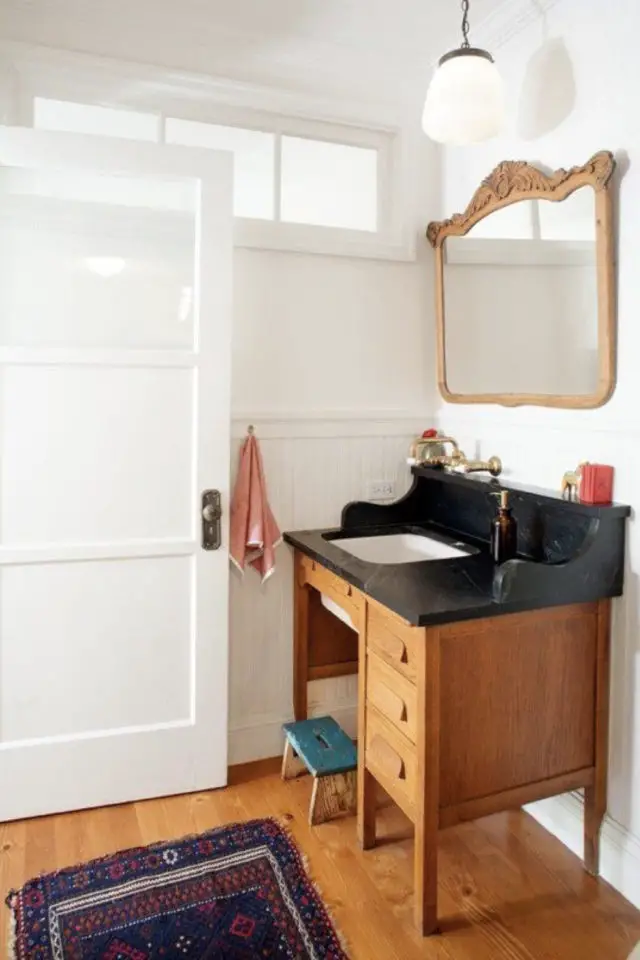 salle de bain recup evier meuble vasque recyclage petit budget écologique durable
