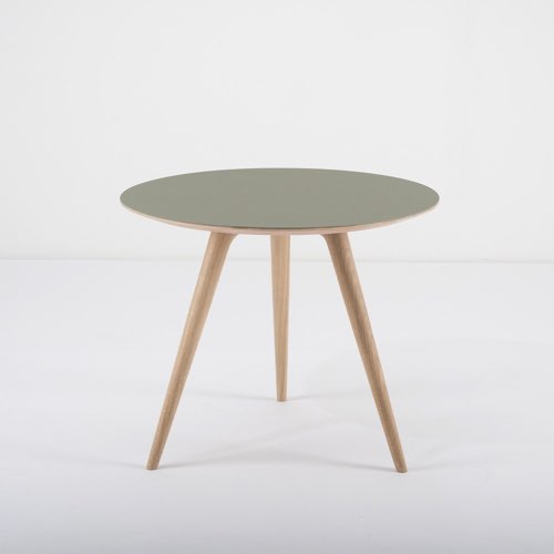 ou trouver bout de canape design moderne Table d'appoint Arp chêne & vert olive M