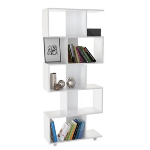 meuble pratique deco sous escaliers Etagère Escalier 10 Niches Blanc