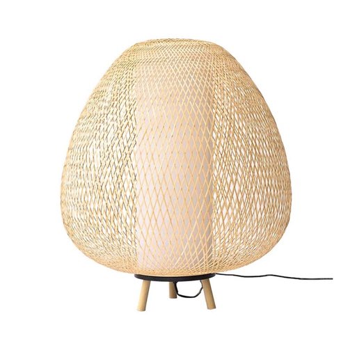 objet decoratif design salon Lampe de sol Twiggy Egg naturel