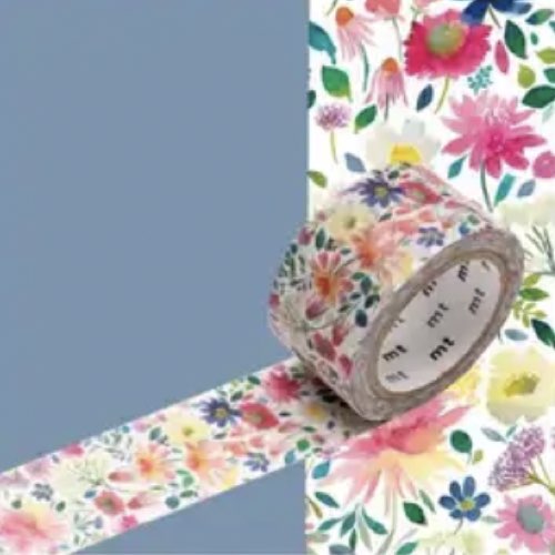 ou acheter masking tape decoration Masking tape BLUEBELLGRAY Zinnia 2,4cmx7m