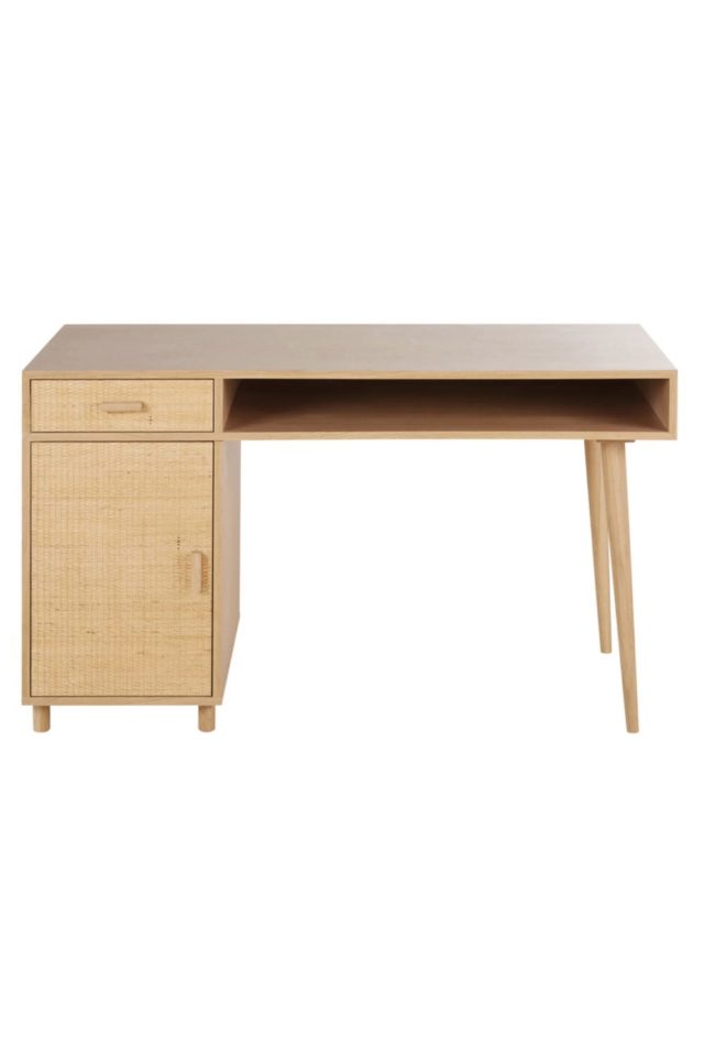 ou trouver bureau enfant deco Bureau 1 tiroir 1 niche beige adolescent