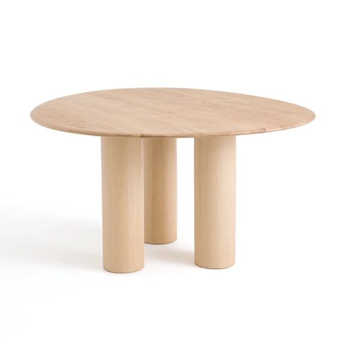 collection deco naturelle ampm Table chêne 6 pers