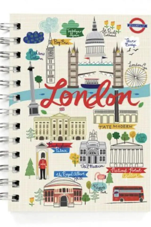 exemple travel book voyage angleterre Doodle colorés à copier Londres