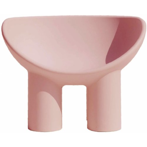 ou acheter meuble deco eclectique salon Fauteuil en polyéthylène rose Roly Poly design