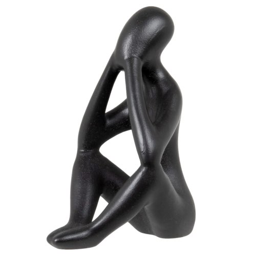 ou trouver deco salon eclectique Statuette corps en dolomite noire