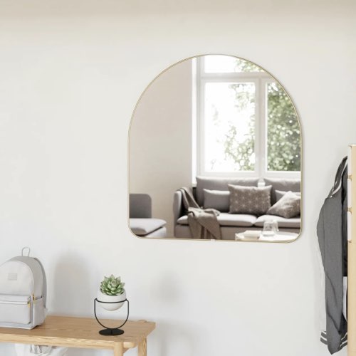 ou trouver decoration murale design moderne Miroir mural doré Hubba Arched - Umbra cintré arrondi sur le haut