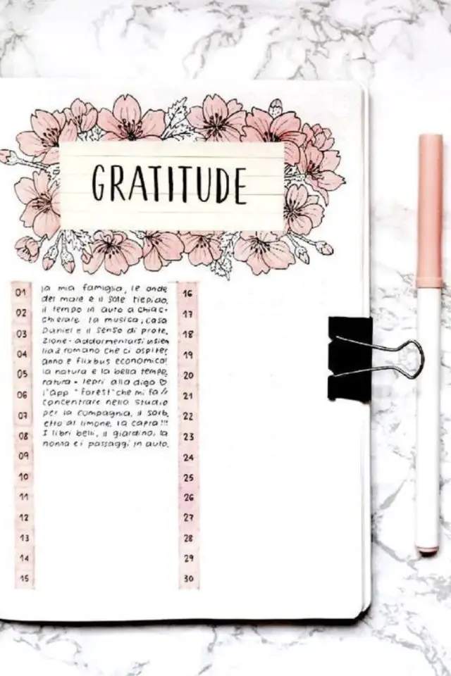 bullet journal trackers a copier gratitude reconnaissance yoga