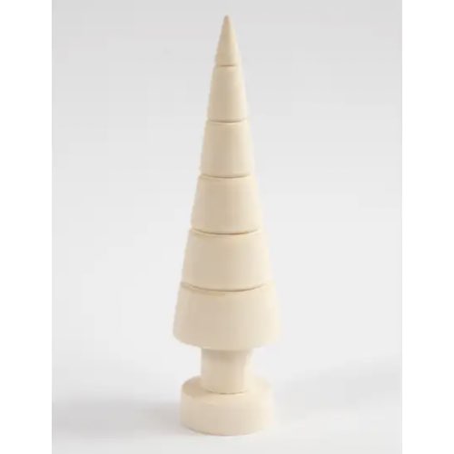 ou acheter deco sapin scandi tendance Sapin de Noël en bois avec rainures 18cm