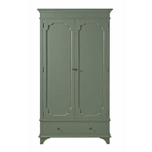 ou trouver deco couleur kaki Armoire 2 portes 1 tiroir vert kaki style armoire parisienne