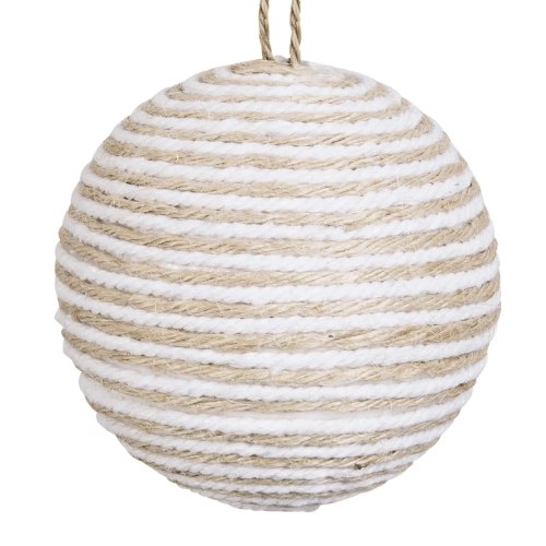 ou trouver deco noel scandi moderne Boule de Noël en corde - Lot de 6