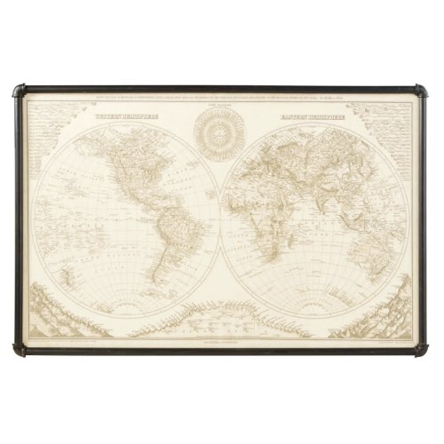 ou trouver poster carte du monde vintage Tableau carte du monde en métal noir 133x87 style industriel