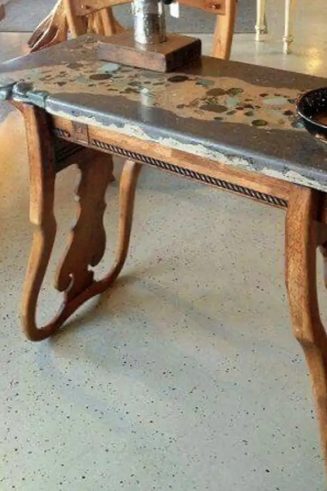 upcycling bricolage original chaise recup pied piètement table