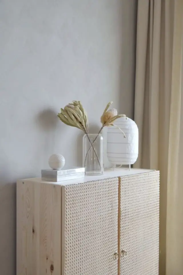 bricolage ikea hack cannage DIY facile à faire pas cher