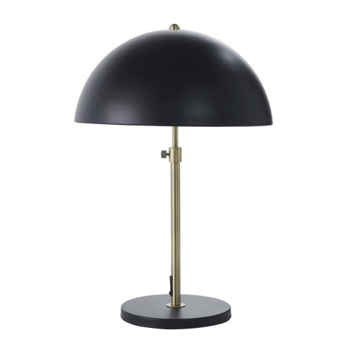 deco entree style eclectique Lampe vintage réglable en métal doré et noir
