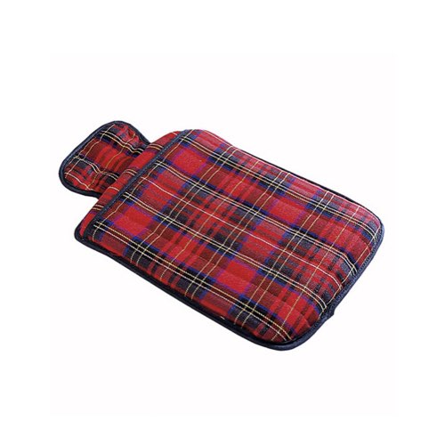 deco textile chaleur cosy Bouillotte micro-ondes imprimé tartan