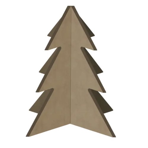 decoration noel diy zodio Sapin bois 13cm épaisseur 6mm