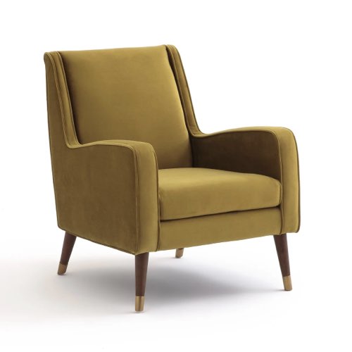 deco et meuble couleur ocre jaune Fauteuil (Y) classique confort