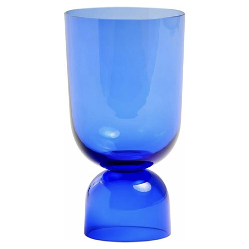 deco et meuble design bleu electrique Petit vase bleu électrique Bottoms Up - HAY