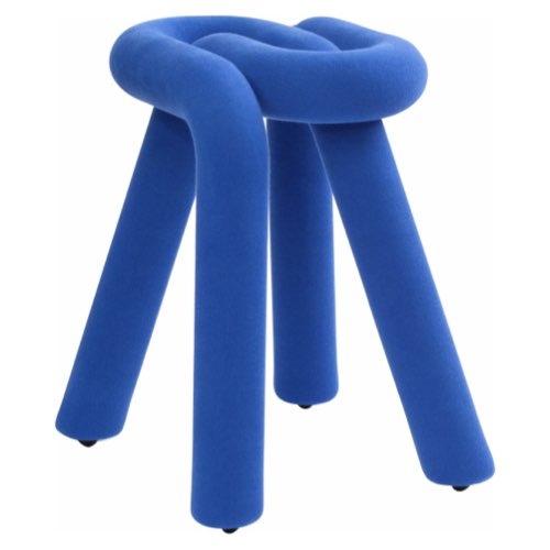deco et meuble design bleu electrique Tabouret bleu Bold - Moustache
