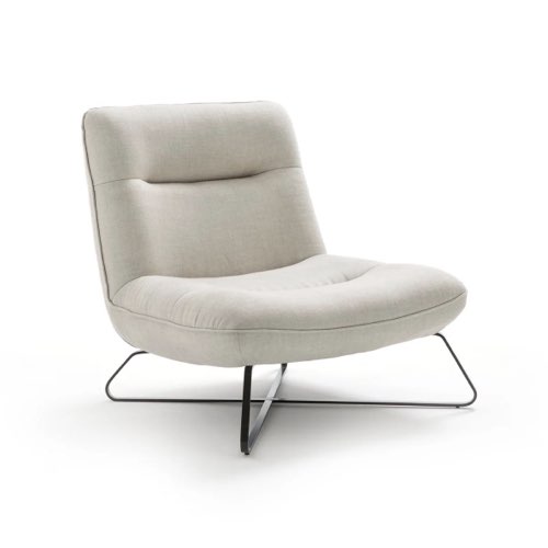 deco meuble sejour chic Fauteuil pur lin