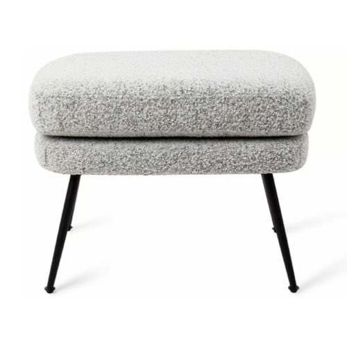 deco mobilier design sejour tendance Pouf gris clair Rebun - Jesper Home